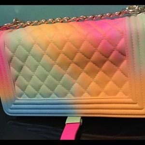 Multi colored Purse never used